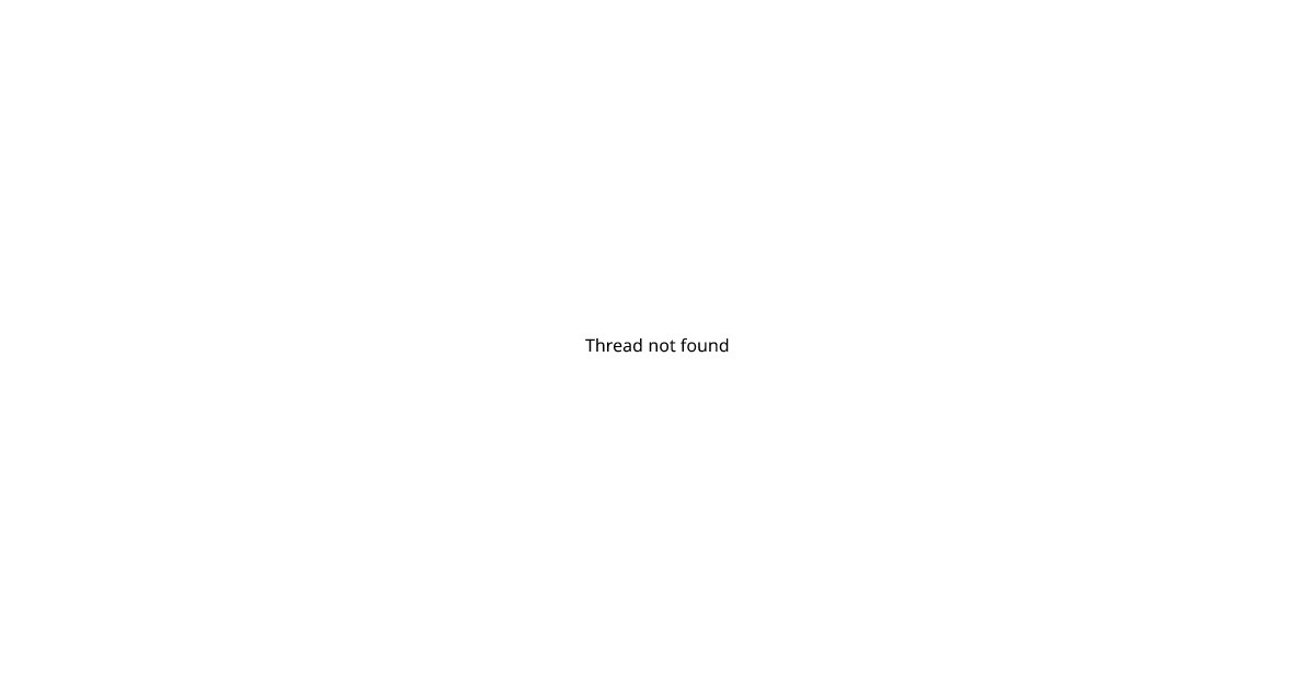 Thread Not Found